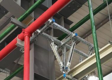 文登该抗震支架的整体式支吊架结构协调性好